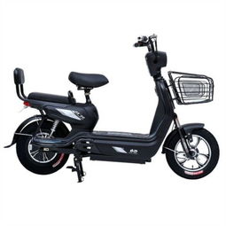 小刀電動車 t60電動自行車 寬腳踏板新款48v大動力高性能代步車 14寸電瓶車 超威電池 消光黑電動車產(chǎn)品圖片1